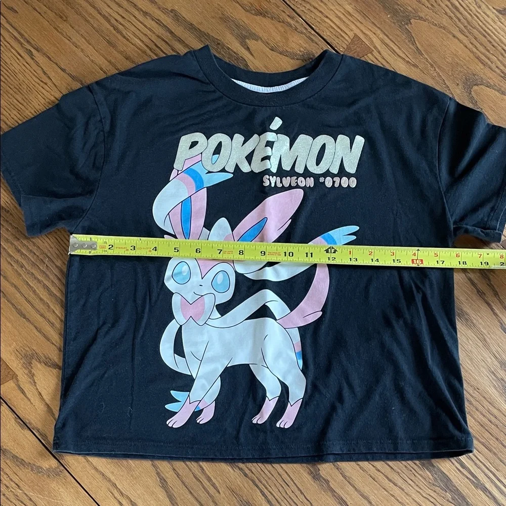 Pokémon Hybrid Apparel Black Pokémon Sylveon Kids T-Shirt size XL